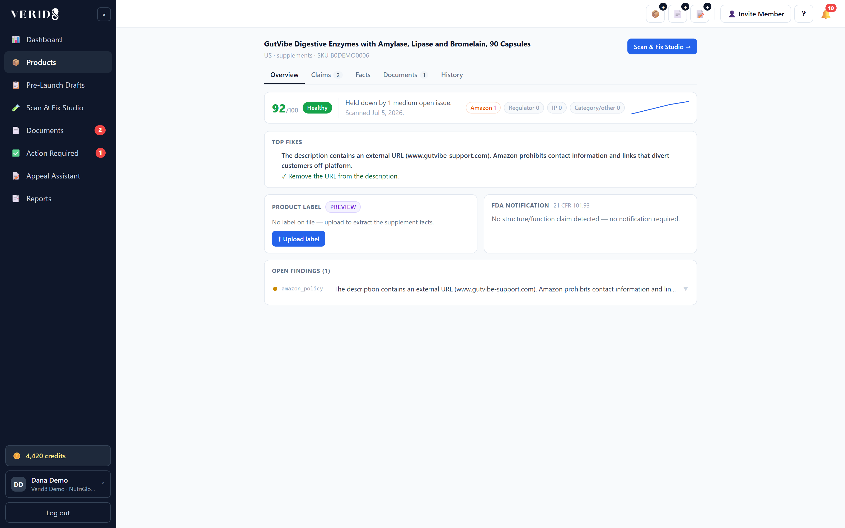 category and sub-type